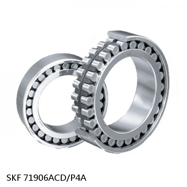 71906ACD/P4A SKF Super Precision,Super Precision Bearings,Super Precision Angular Contact,71900 Series,25 Degree Contact Angle