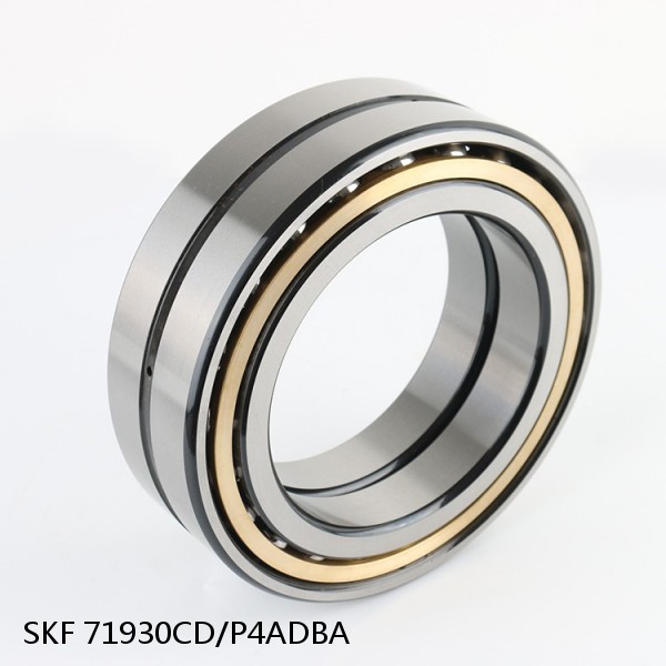 71930CD/P4ADBA SKF Super Precision,Super Precision Bearings,Super Precision Angular Contact,71900 Series,15 Degree Contact Angle