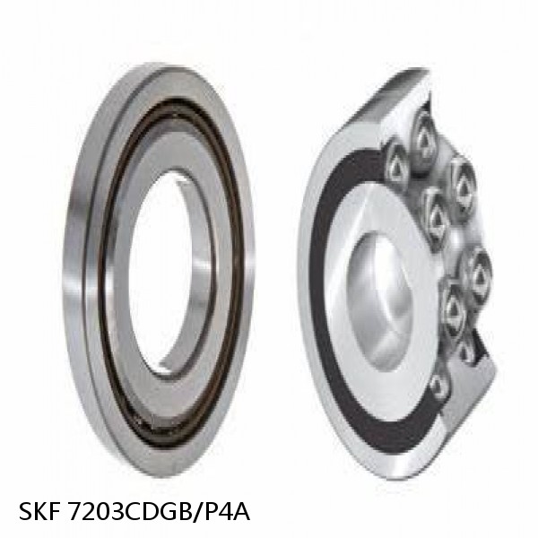 7203CDGB/P4A SKF Super Precision,Super Precision Bearings,Super Precision Angular Contact,7200 Series,15 Degree Contact Angle